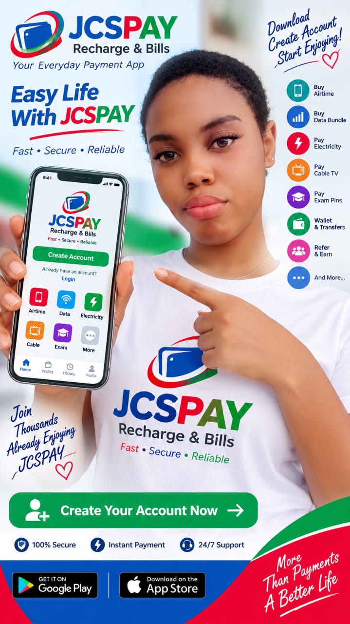 JCSPAY Recharge and Bills - Easy Life with JCSPAY